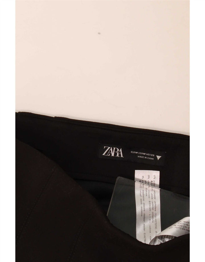 Zara Γυναικεία Μίνι Φούστα Μεσαία W28 Μαύρη Πολυεστέρας