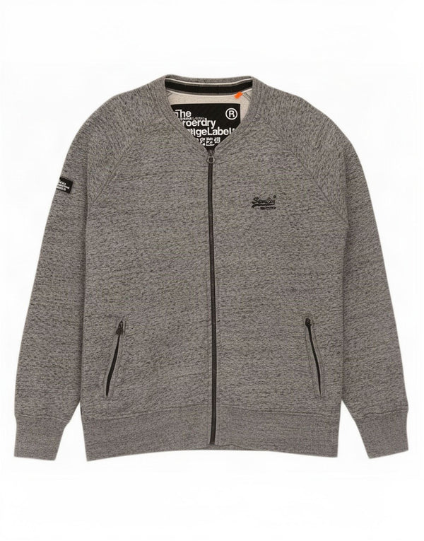 Ανδρική φόρμα Superdry Top Jacket 2XL Γκρι βαμβακερό