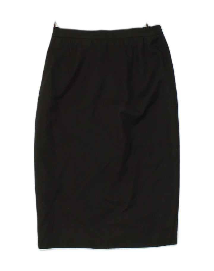 LUISA SPAGNOLI Womens Pencil Skirt IT 44 Medium W28 Black Polyester | Vintage Luisa Spagnoli | Thrift | Second-Hand Luisa Spagnoli | Used Clothing | Messina Hembry 