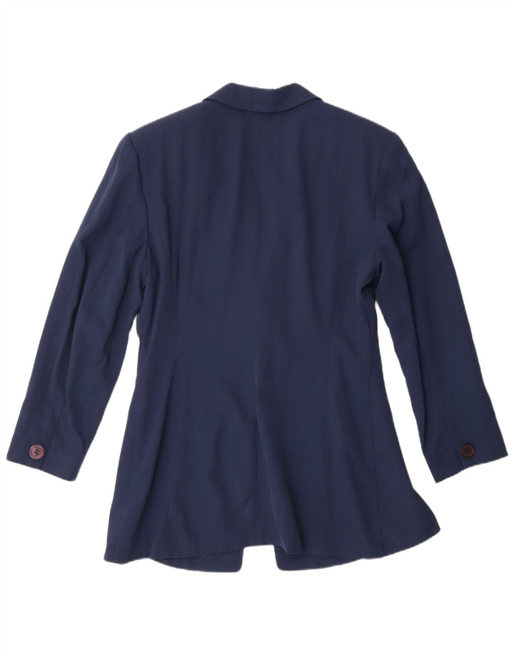Vintage Γυναικείο Μπουφάν Blazer IT 44 Medium Navy Blue Acetate