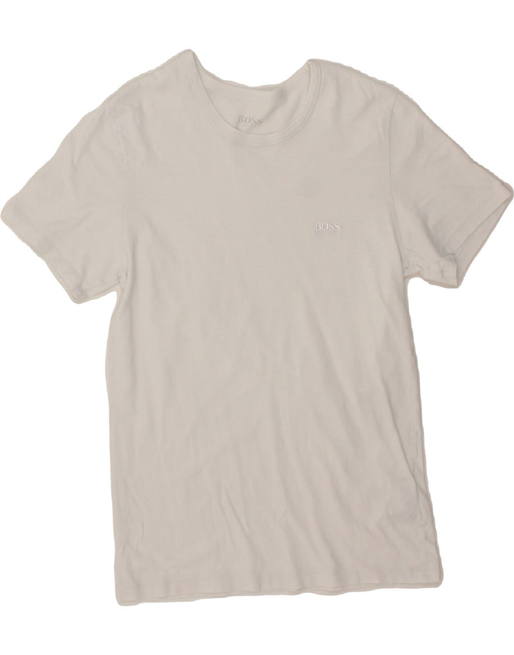 HUGO BOSS Mens T-Shirt Top Small Grey Cotton Vintage Hugo Boss and Second-Hand Hugo Boss from Messina Hembry 