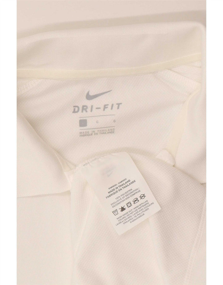 Ανδρικό μπλουζάκι Nike Dri Fit Polo μεγάλο λευκό πολυεστέρα