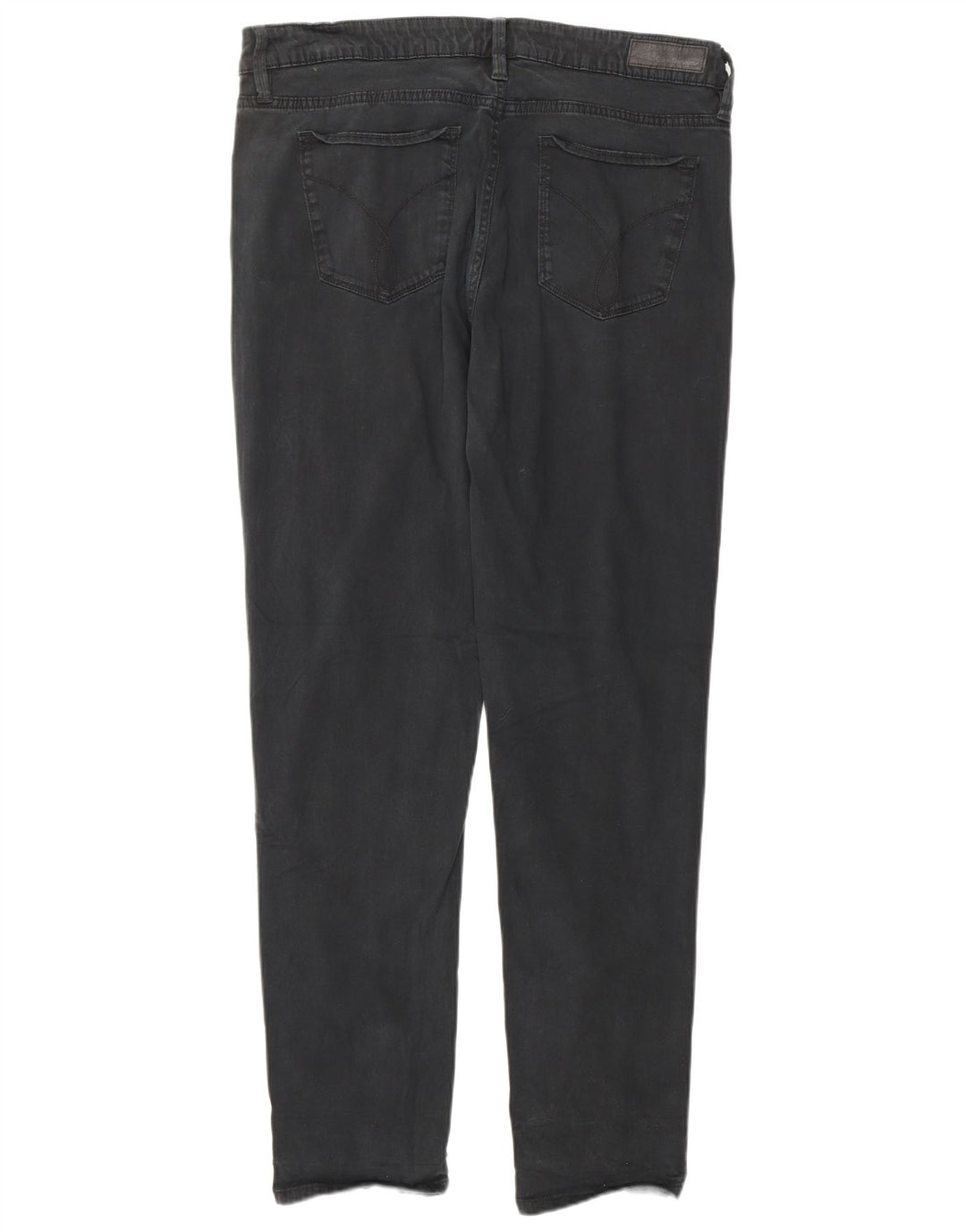 CALVIN KLEIN Γυναικείο Slim Jeans US 14 XL W34 L32 Μαύρο βαμβακερό