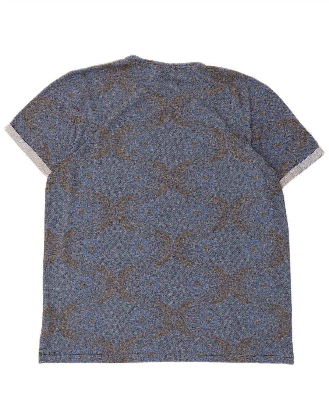 Jack & Jones Ανδρικό γραφικό T-Shirt Top 2XL Μπλε γεωμετρικό πολυεστέρα