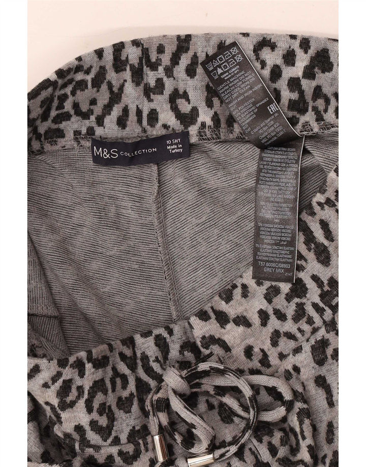 Marks & Spencer Γυναικείο Cropped Παντελόνι UK 10 Small W28 L23 Grey