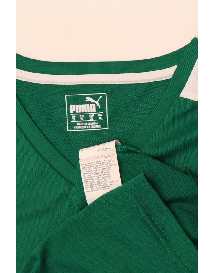 Ανδρικό T-Shirt Puma Top XL Πράσινο Colourblock Πολυεστέρας