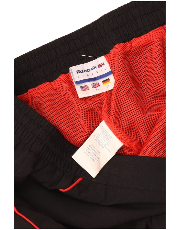 Γυναικεία αθλητική φόρμα Reebok Παντελόνι UK 14 Large Black Polyester