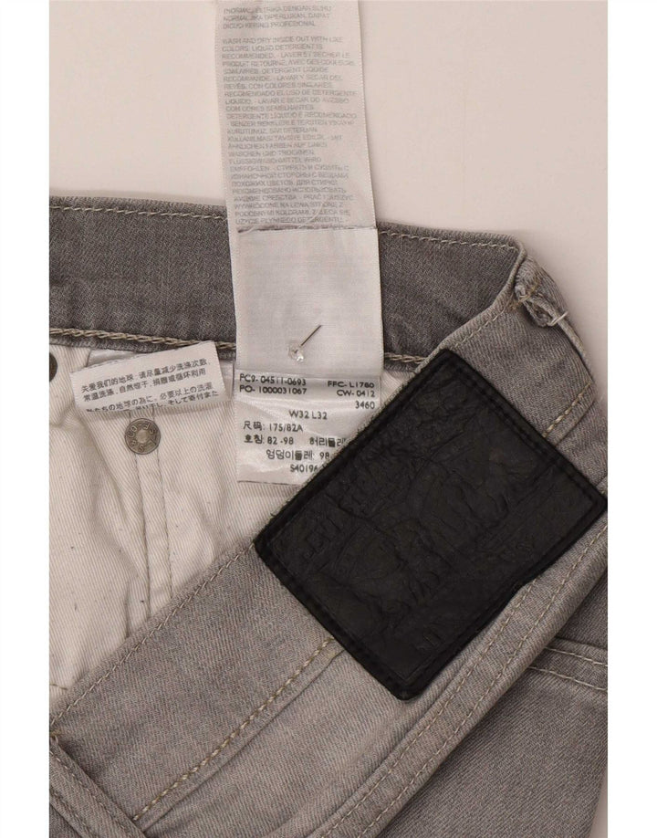 Levi's Mens 511 Slim Jeans W32 L32 Γκρι βαμβακερό