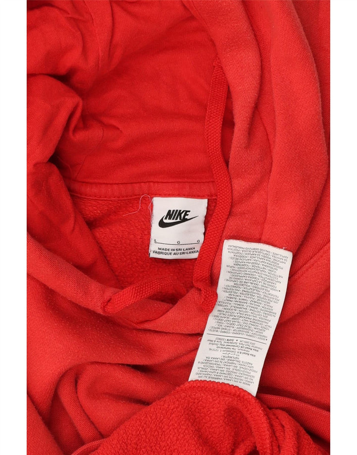 Ανδρικό φούτερ Nike, μεγάλο κόκκινο βαμβακερό