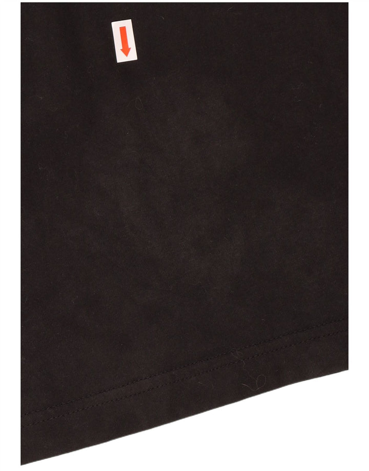 Ανδρικό γραφικό T-Shirt ADIDAS Top 2XL Μαύρο βαμβακερό