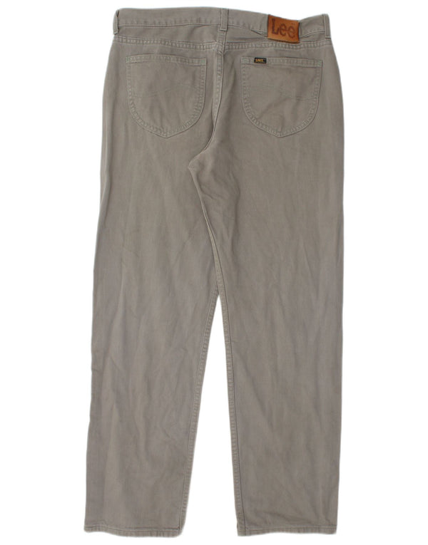 Lee Mens Portland Straight Jeans W36 L32 Γκρι βαμβακερό