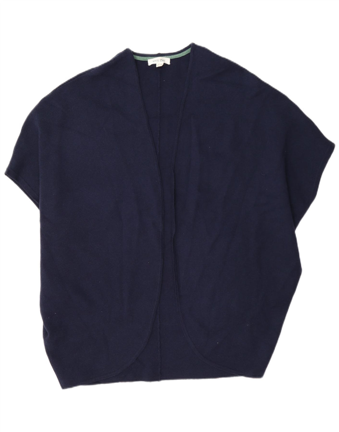 White Stuff Γυναικείο πουλόβερ Poncho Cardigan UK 12 Medium Navy Blue Polyester