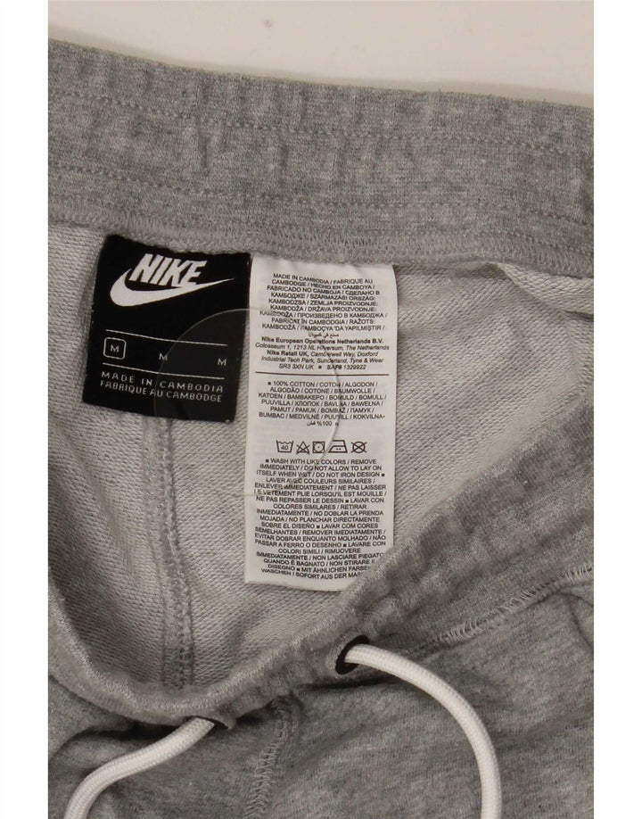 Ανδρικό γραφικό αθλητικό σορτς Nike, βαμβακερό σε μεσαίο γκρι χρώμα
