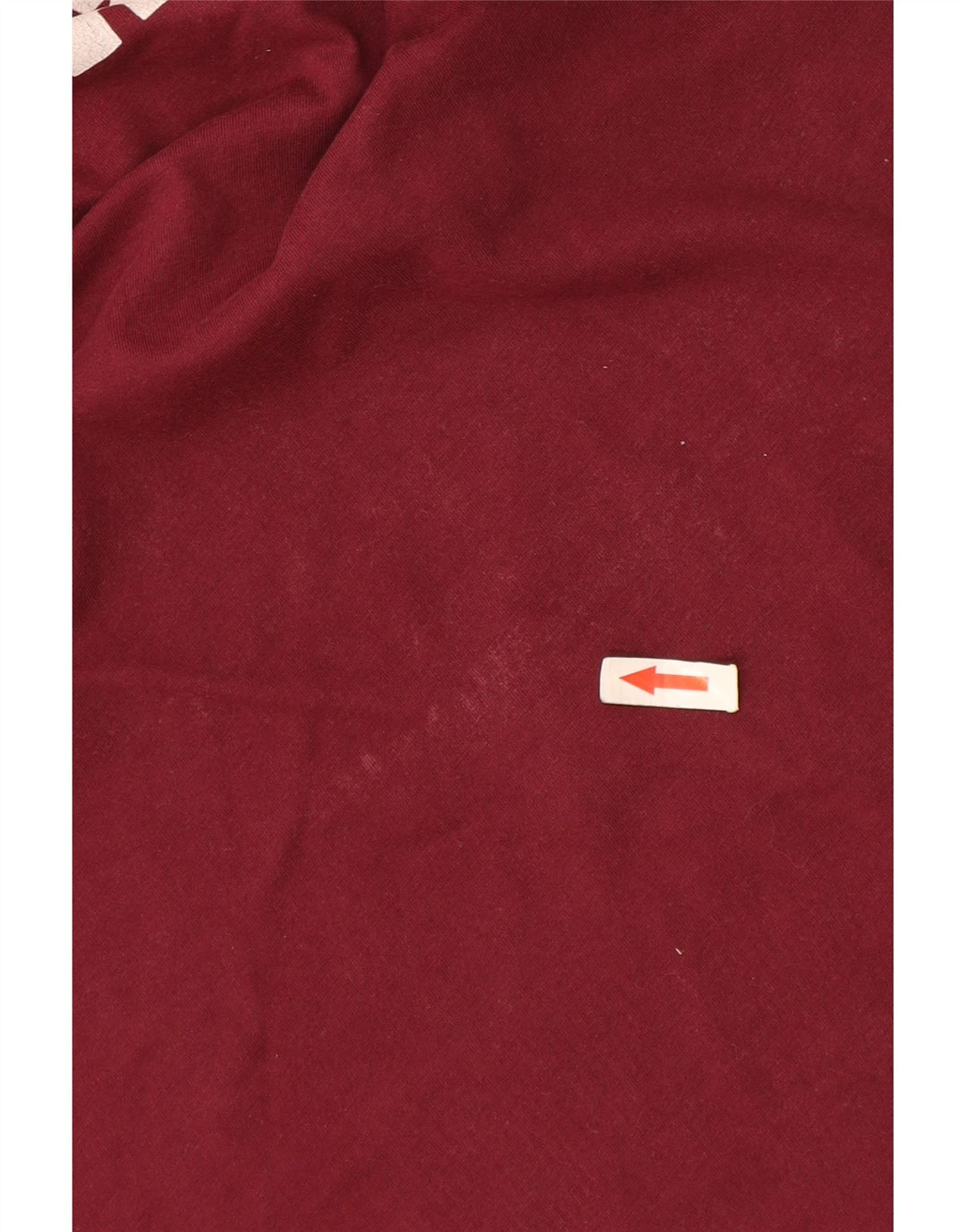 Ανδρικό γραφικό T-Shirt Converse Top μεγάλο μπορντό βαμβακερό