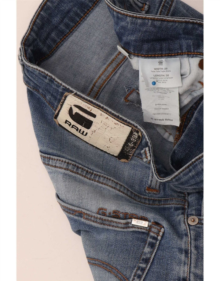 Ανδρικό Skinny Jeans G-Star W29 L30 Blue Polyester