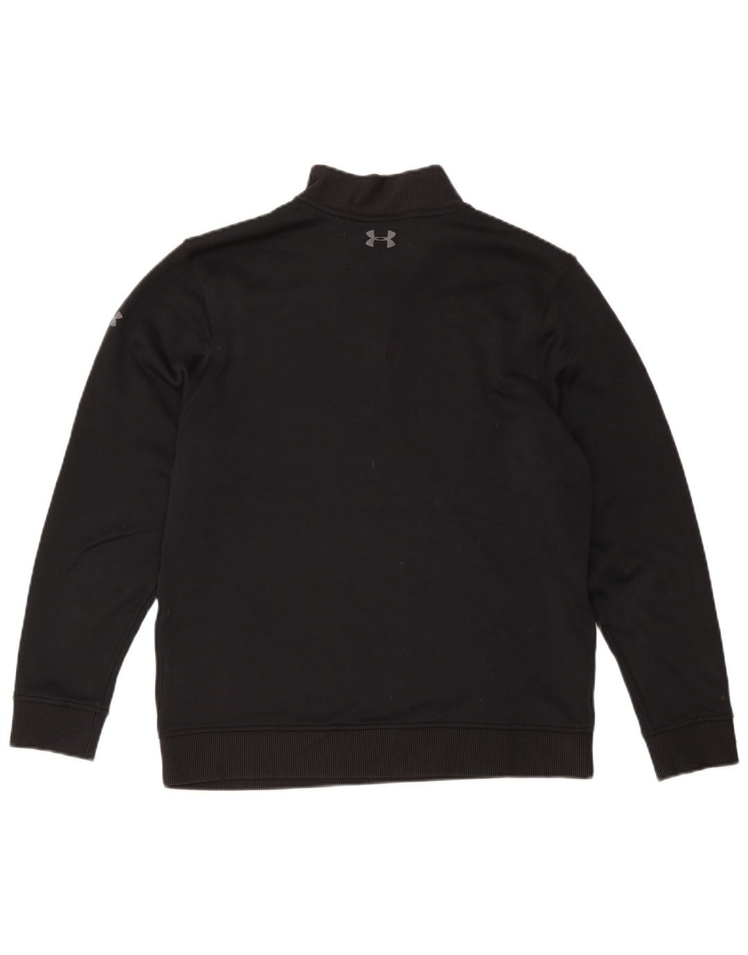 Ανδρικό φούτερ με φερμουάρ Under Armour, μεσαίο μαύρο πολυεστέρα