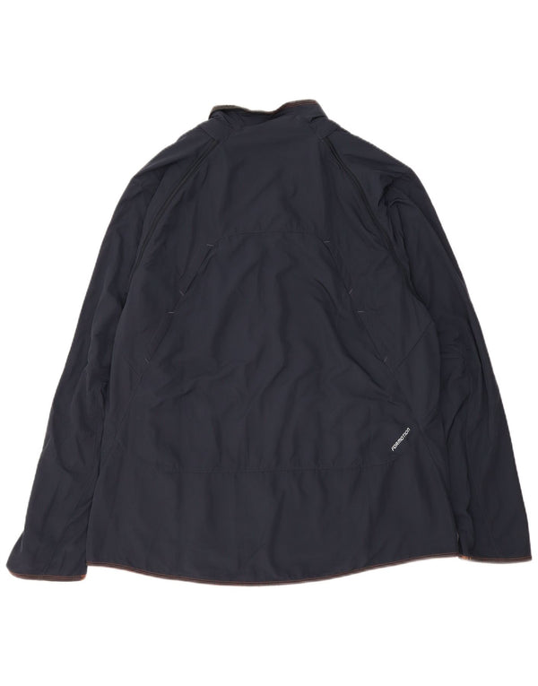 ADIDAS Mens Clima 365 Rain Jacket UK 42 XL Navy Blue Polyester
