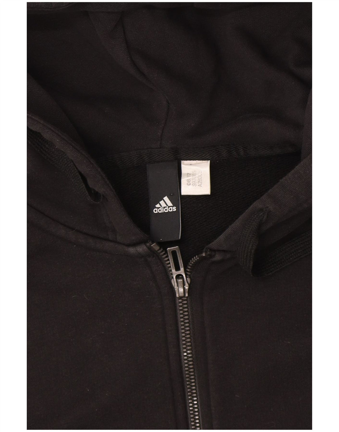 Γυναικείο πουλόβερ Adidas με φερμουάρ UK 12 Medium Black