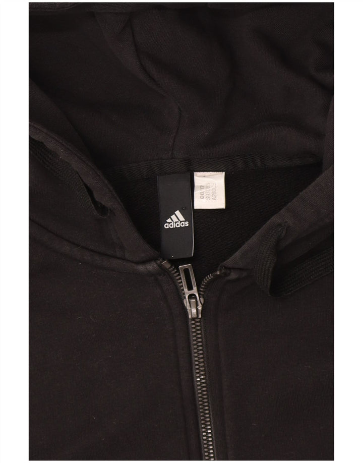 Γυναικείο πουλόβερ Adidas με φερμουάρ UK 12 Medium Black