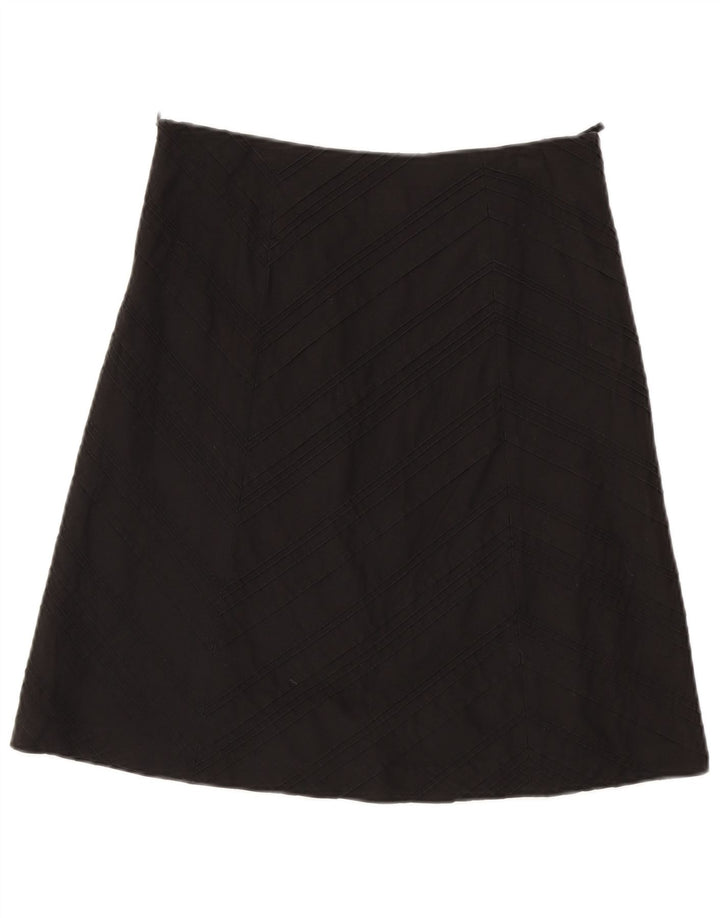Esprit Γυναικεία Φούστα Α-γραμμής UK 10 Small W30 Μαύρη Βαμβακερή