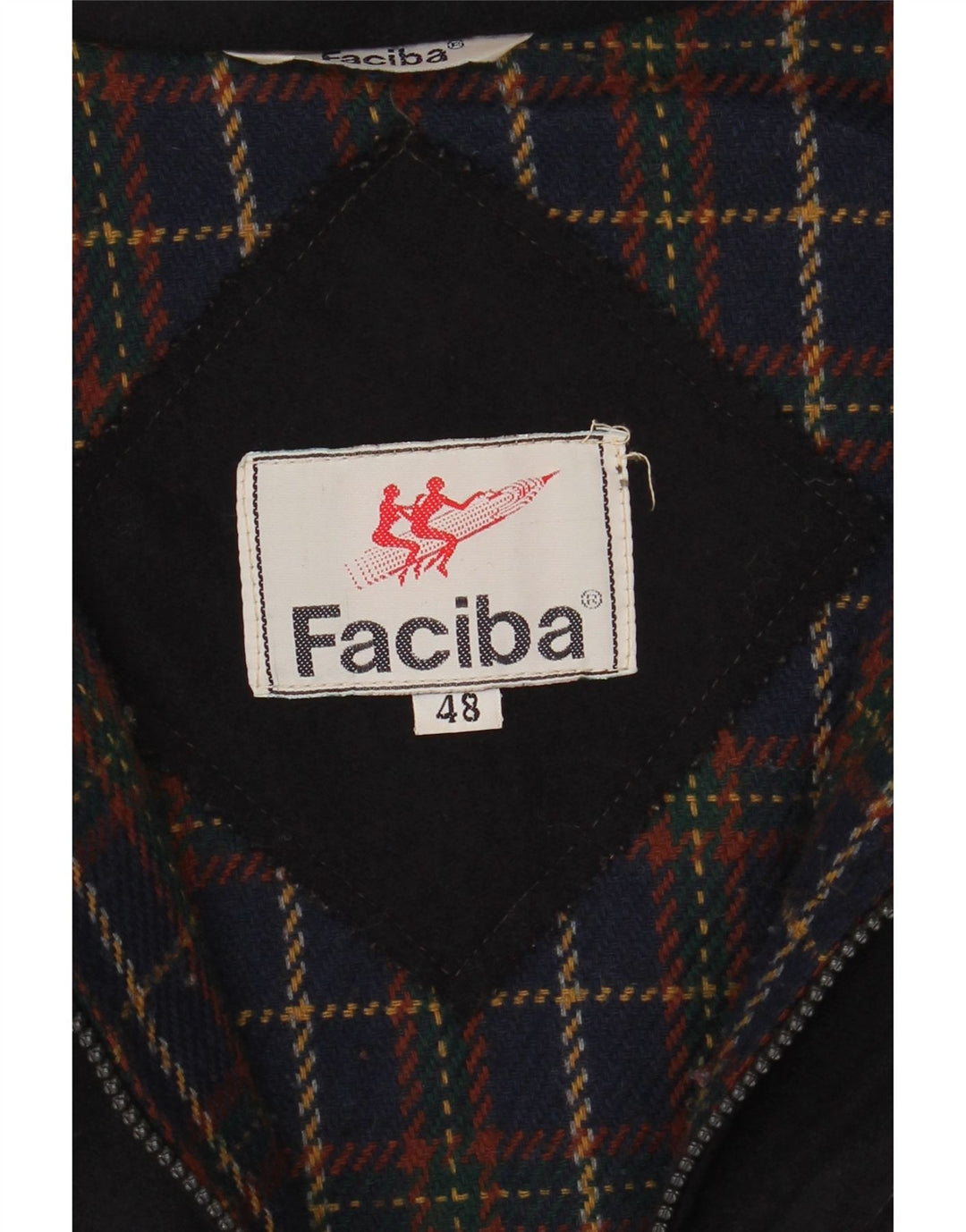 Ανδρικό Μπουφάν Faciba Windbreaker IT 48 Medium Navy Blue Wool