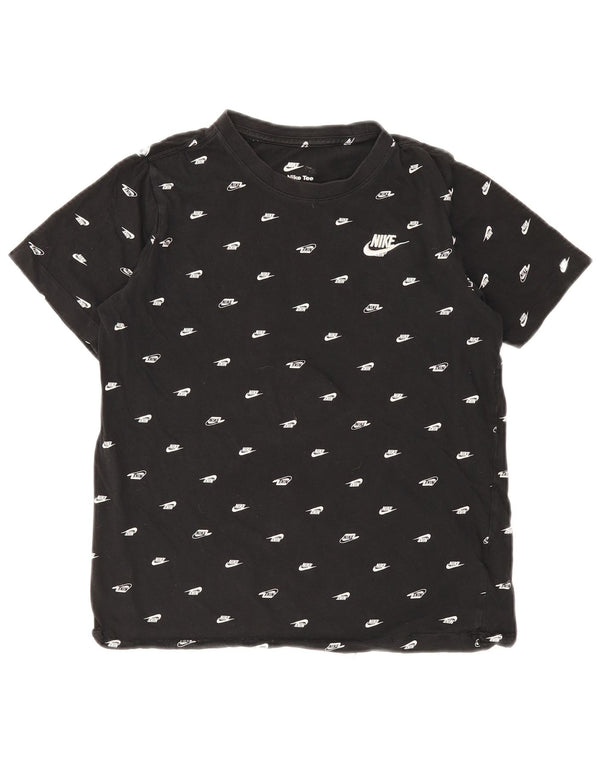 Μπλουζάκι Nike Boys Graphic T-shirt 13-14 ετών XL μαύρο βαμβακερό