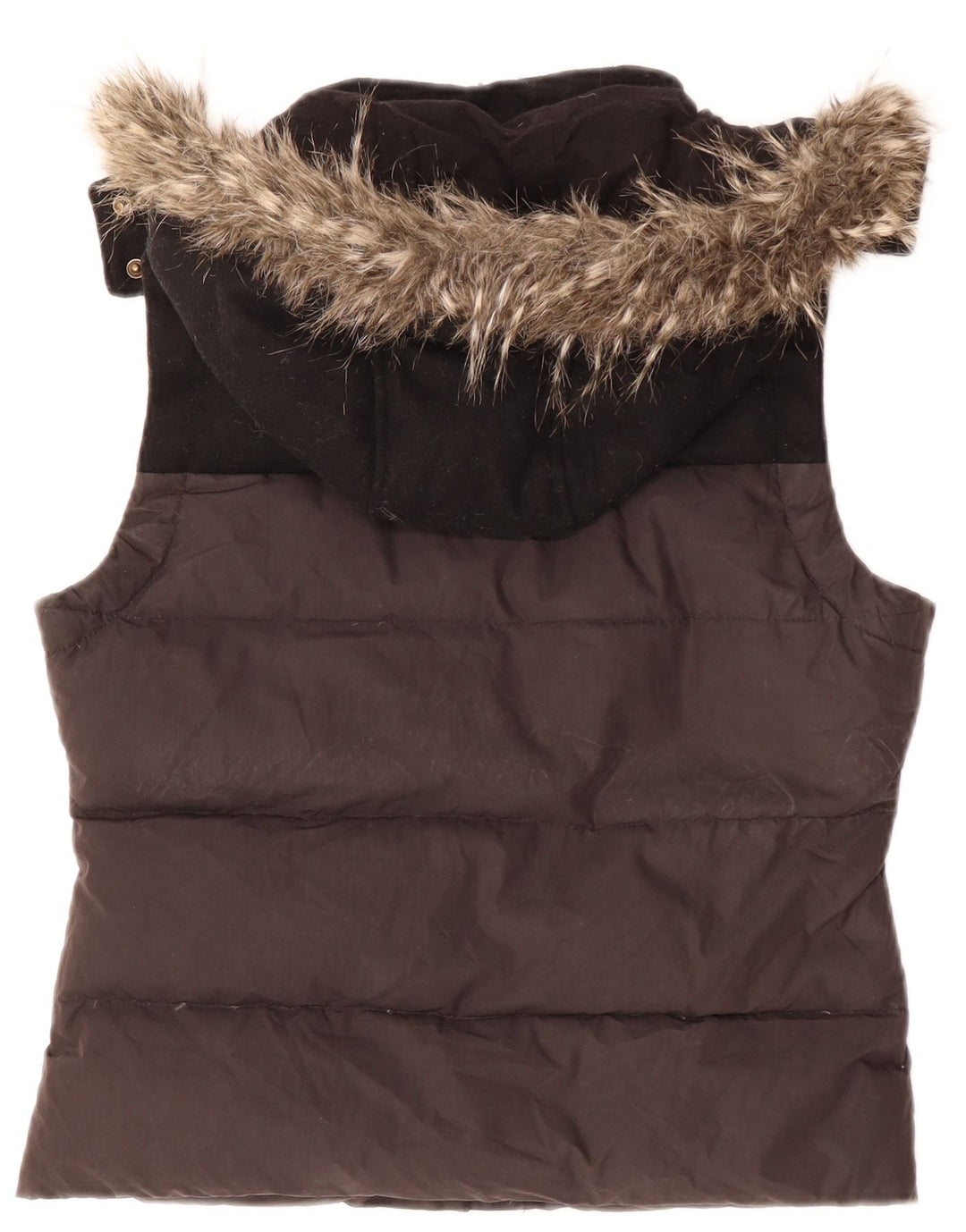 JACK WILLS Γυναικεία κουκούλα με επένδυση Gilet UK 12 Medium Black Colourblock