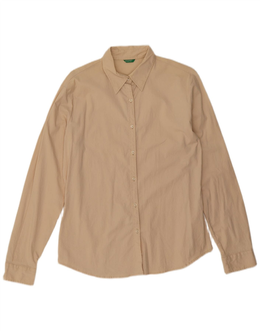Γυναικείο πουκάμισο Benetton UK 16 Large Beige