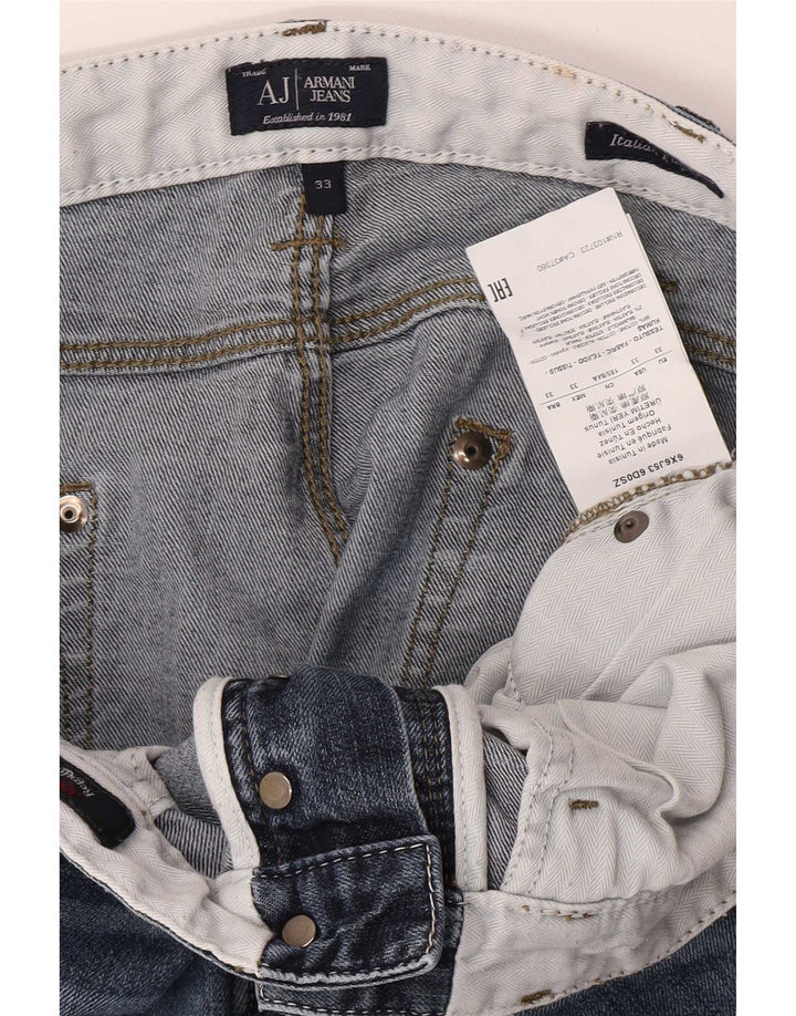 Armani Γυναικείο Slim Jeans W33 L31 Blue Cotton