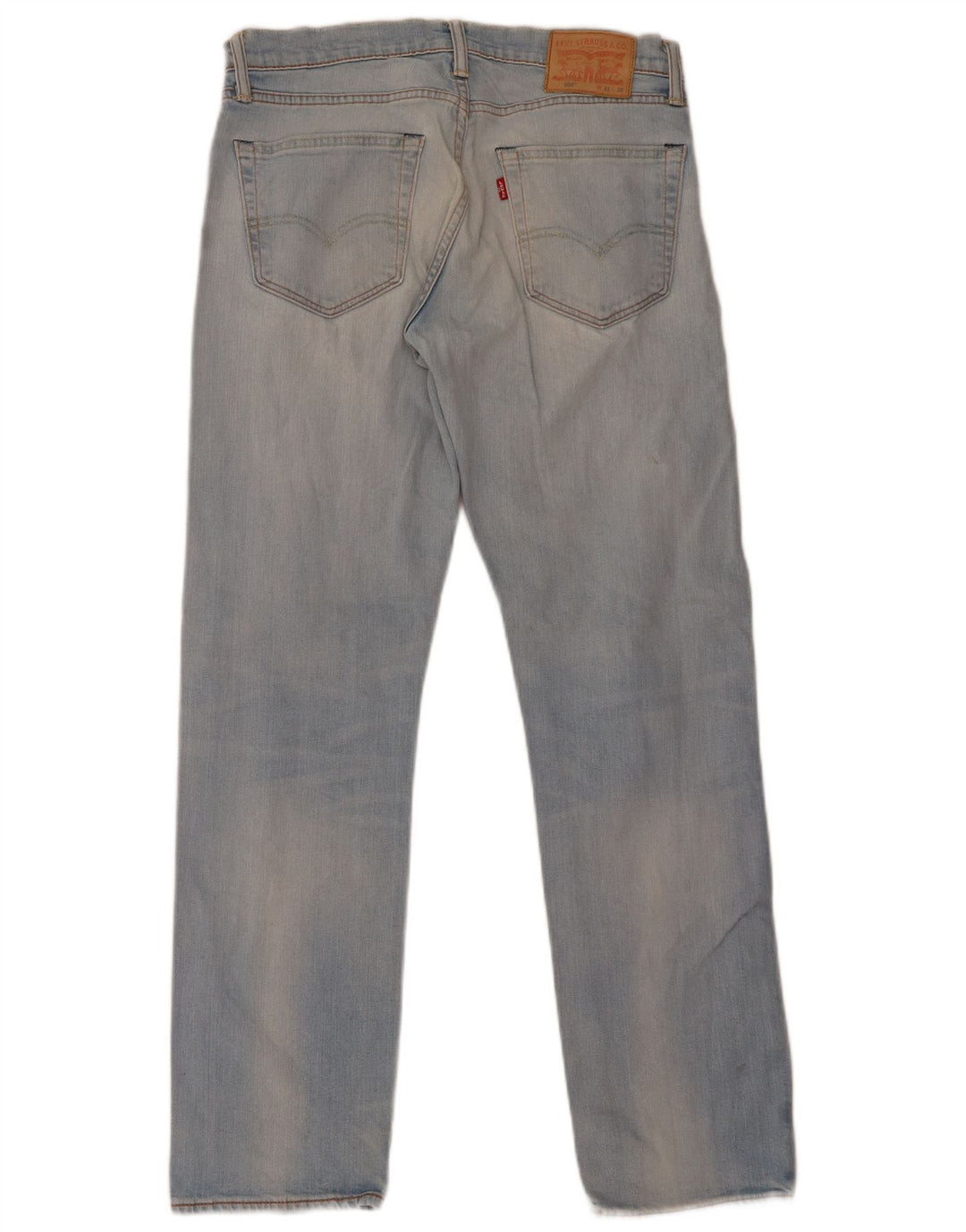Levi's Mens 504 Straight Jeans W31 L32 Blue Cotton
