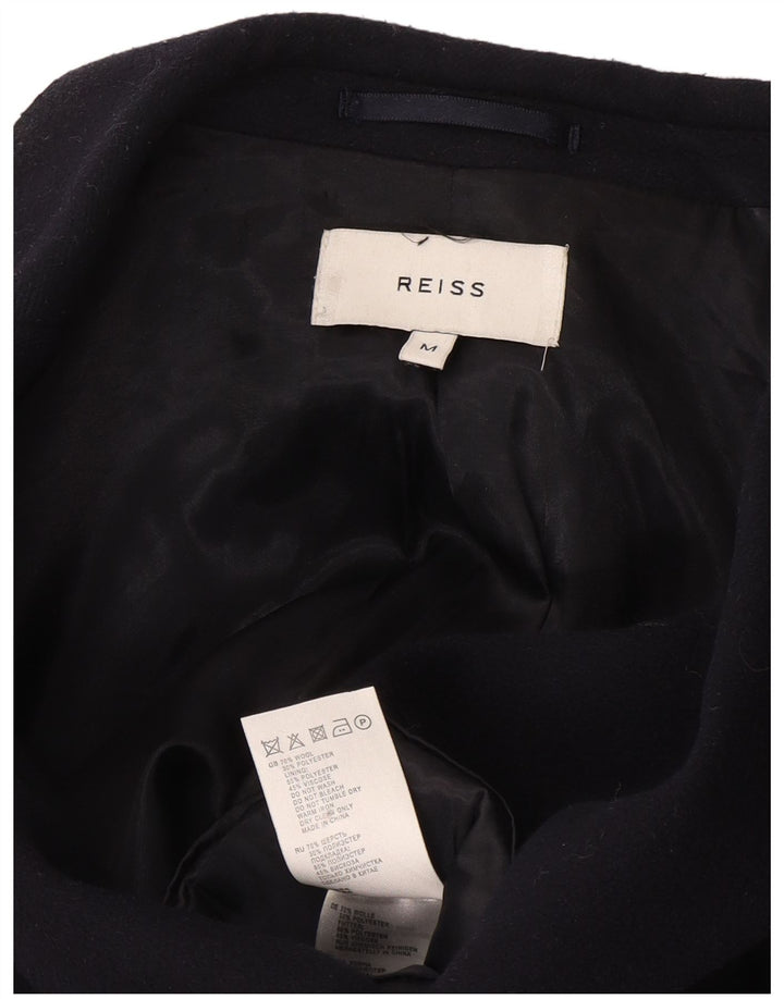 Ανδρικό πανωφόρι Reiss UK 38 Medium Navy Blue Wool