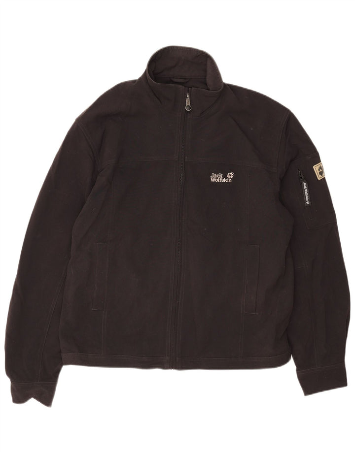 Jack Wolfskin Ανδρικό Bomber Jacket UK 40/42 Large Black Polyamide