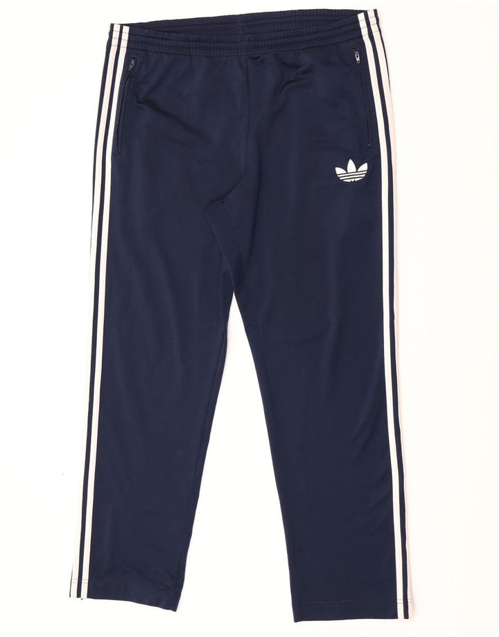 Ανδρική αθλητική φόρμα Adidas Παντελόνι μεγάλο μπλε ναυτικό πολυεστέρα