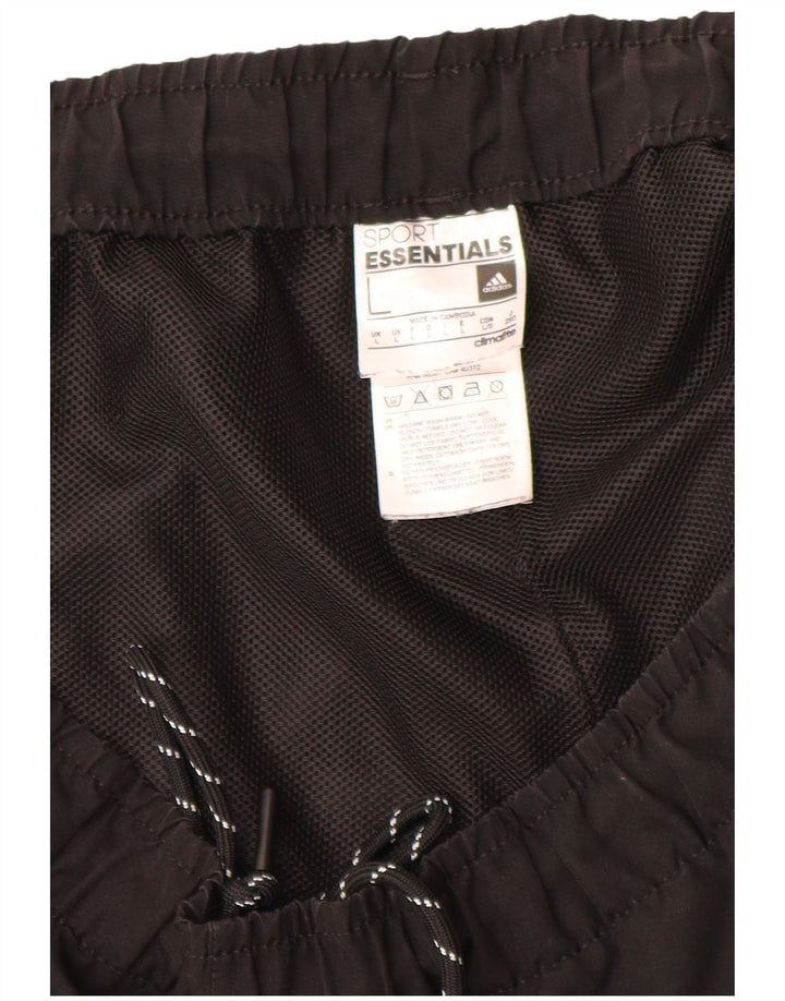 Ανδρικό σορτς Adidas Climalite Sport μεγάλο μαύρο πολυεστέρα