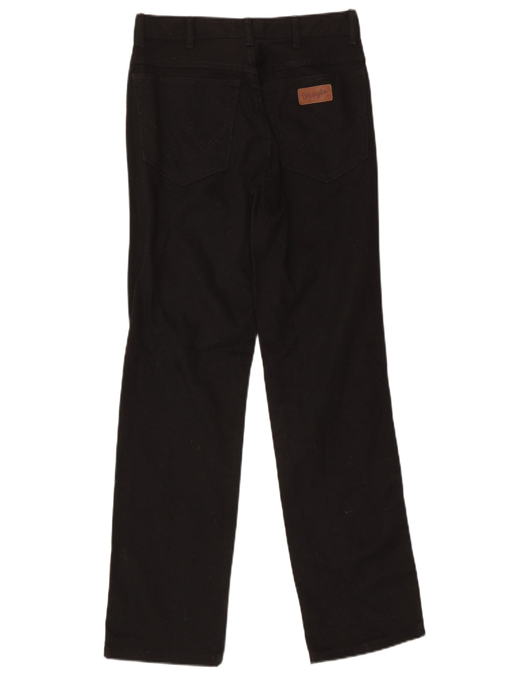 Ανδρικό τζιν Wrangler ίσιο W30 L31 μαύρο βαμβακερό