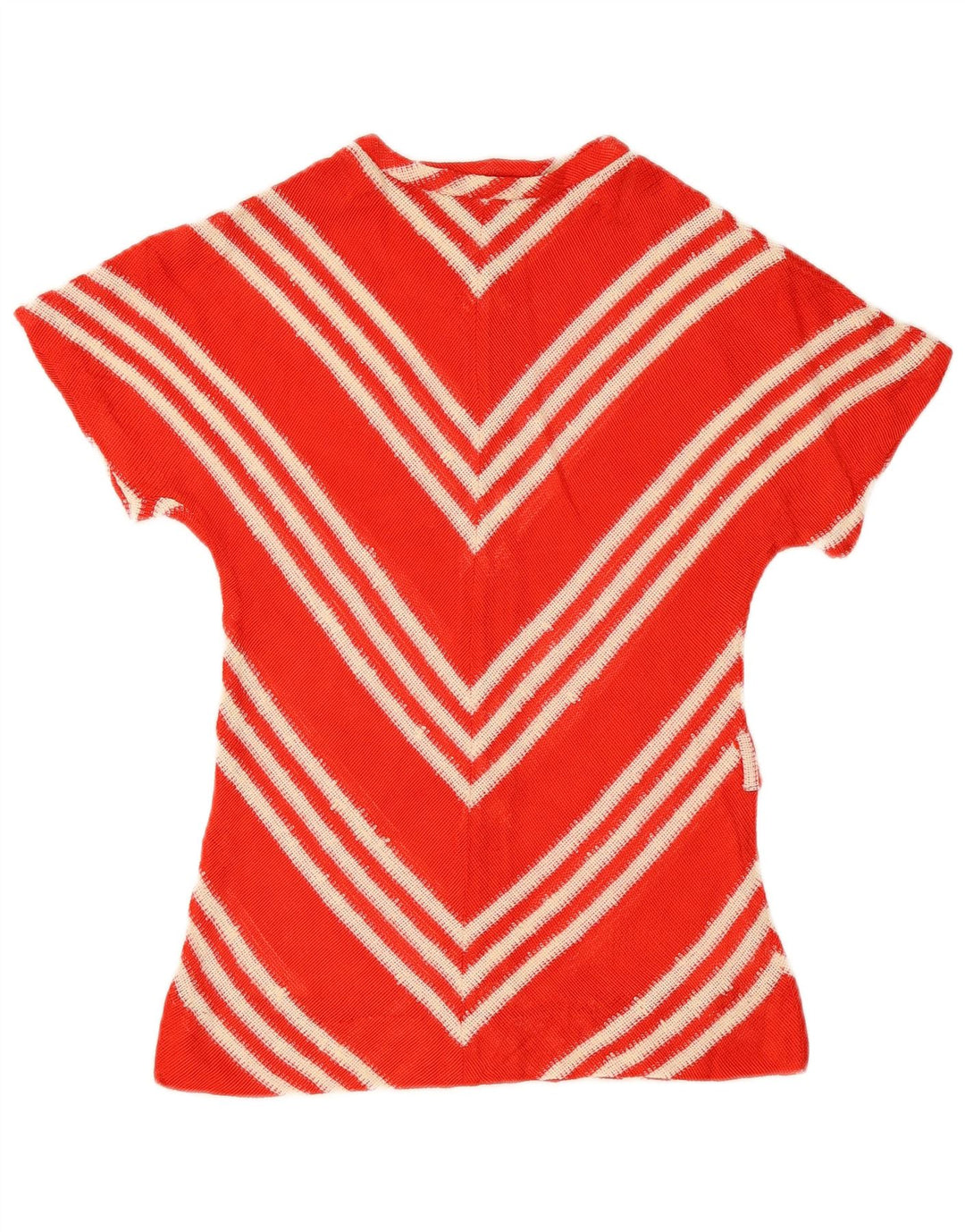 Vintage γυναικεία πλεκτή μπλούζα Top EU 40 Medium Red Chevron