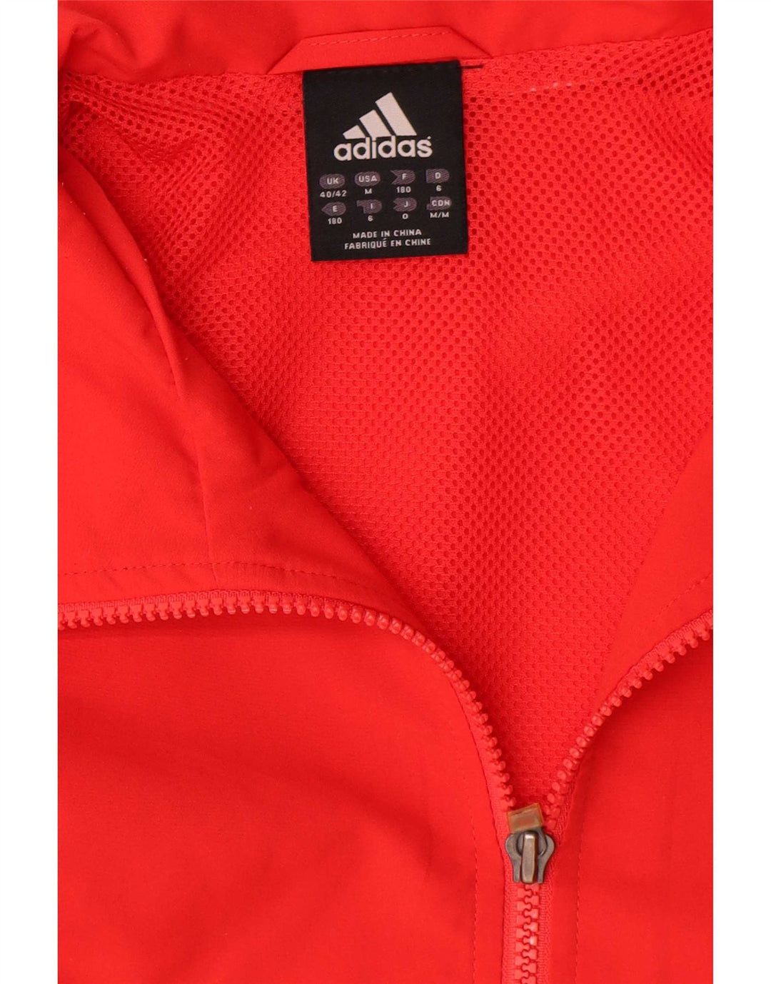 Ανδρική φόρμα Adidas Top Jacket UK 40/42 Medium Red Polyester