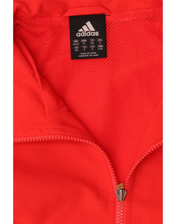 Ανδρική φόρμα Adidas Top Jacket UK 40/42 Medium Red Polyester