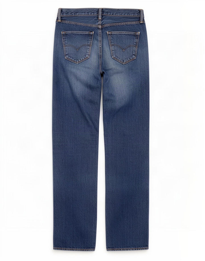 Ανδρικό τζιν Levi's Distressed Straight W34 L34 Μπλε βαμβακερό