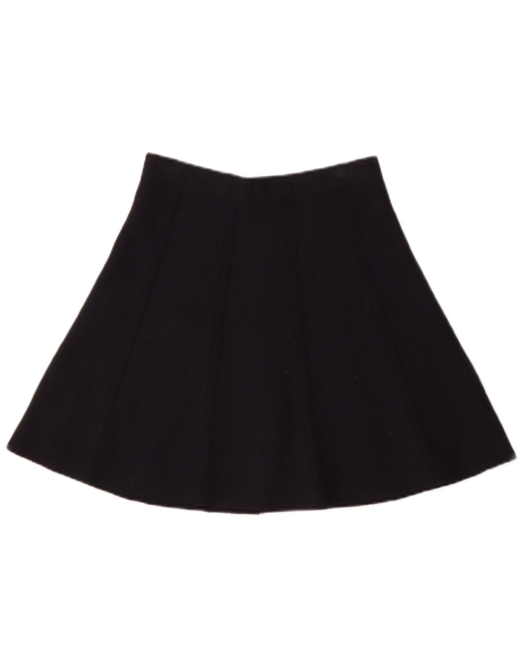 Zara Γυναικεία Πλεκτή Φούστα Α-Line UK 6 Small W26 Navy Blue