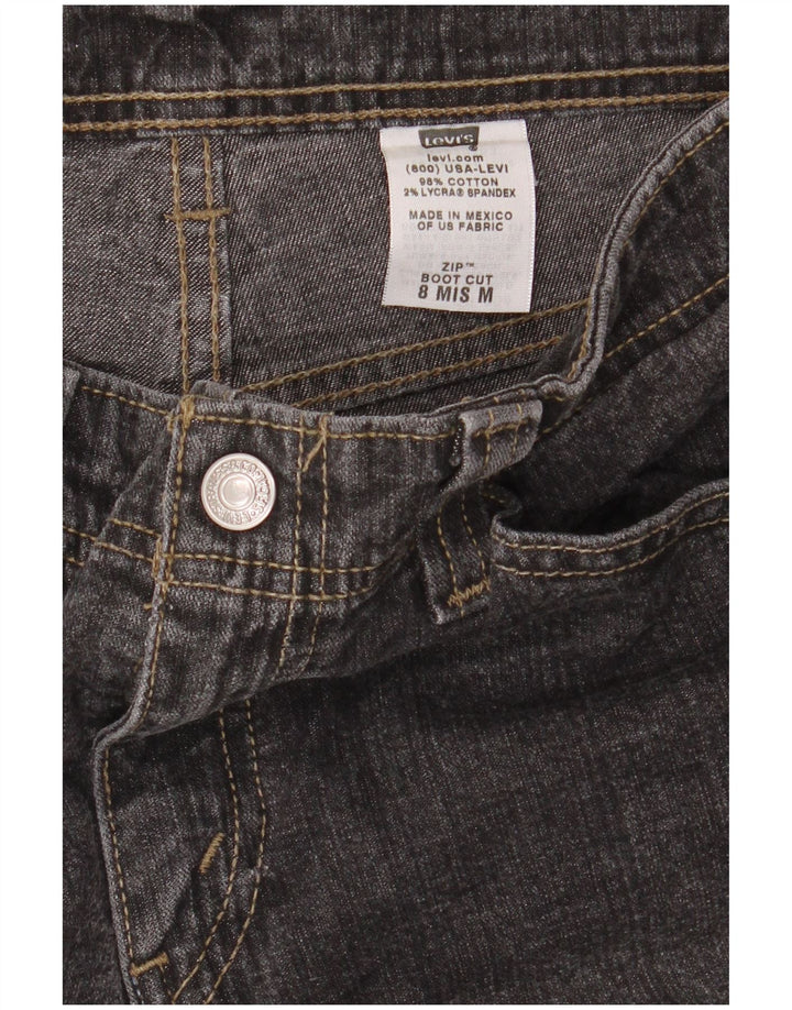 Γυναικείο τζιν Levi's Bootcut US 8 Medium W32 L32 Μαύρο βαμβακερό