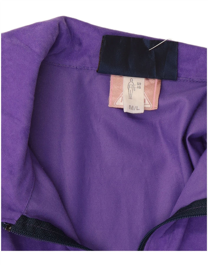 Βελούδινη ανδρική φόρμα VERTICAL Top Jacket Medium Purple Colourblock