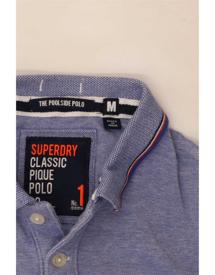 Ανδρικό πουκάμισο πόλο Superdry με μεσαίο μπλε ριγέ