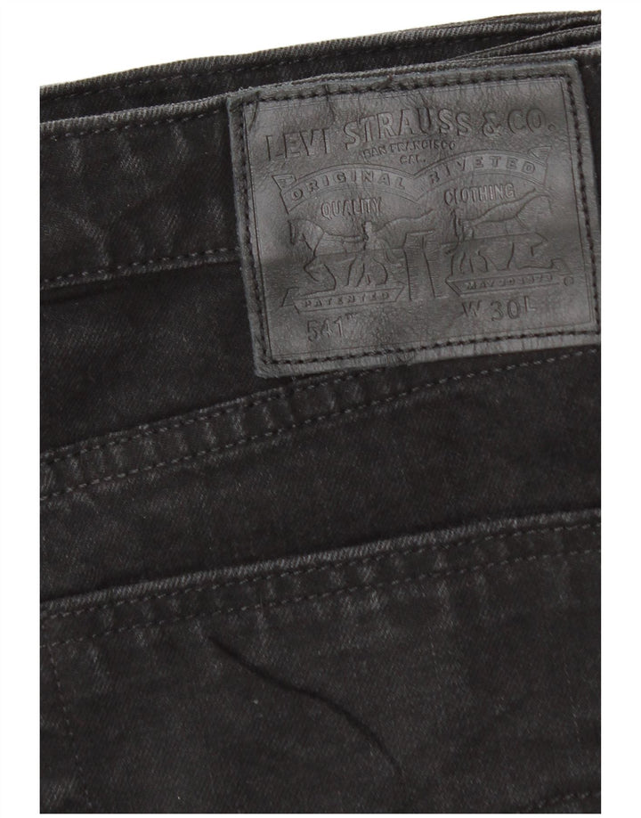 Ανδρικό Σορτς LEVI'S 541 Τζιν W30 Μεσαίο μαύρο βαμβακερό