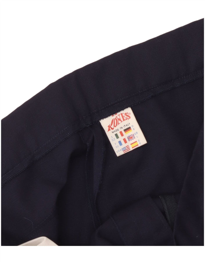 Vintage ανδρικό σορτς Chino μεγάλο W36 Navy Blue Polyester