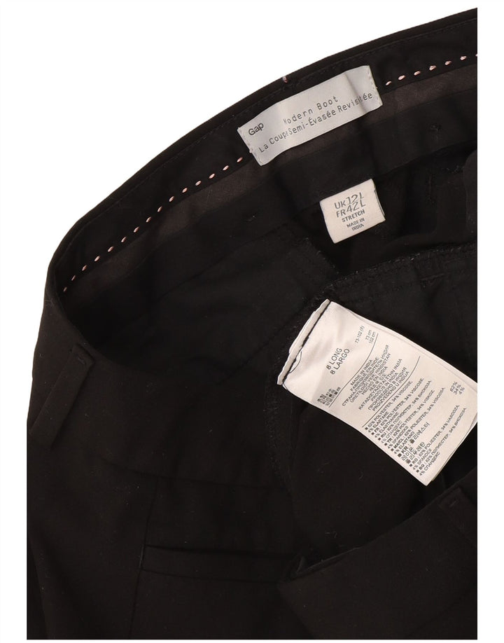 Gap γυναικείο μοντέρνο μποτάκι παντελόνι UK 12 Medium W34 L34 Μαύρο
