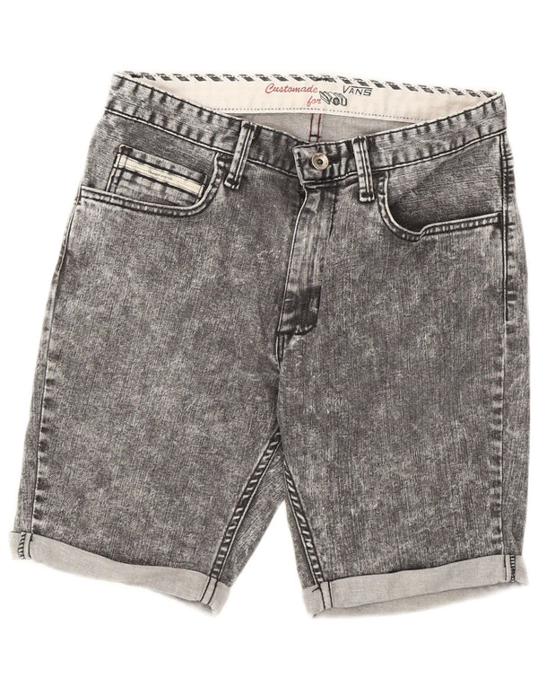 Vans Womens Acid Wash Τζιν σορτς W28 Μεσαίου Γκρι