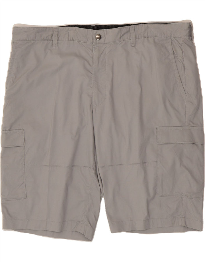 MARKS & SPENCER Mens Cargo Shorts W42 2XL Grey Cotton Vintage Marks & Spencer and Second-Hand Marks & Spencer from Messina Hembry 