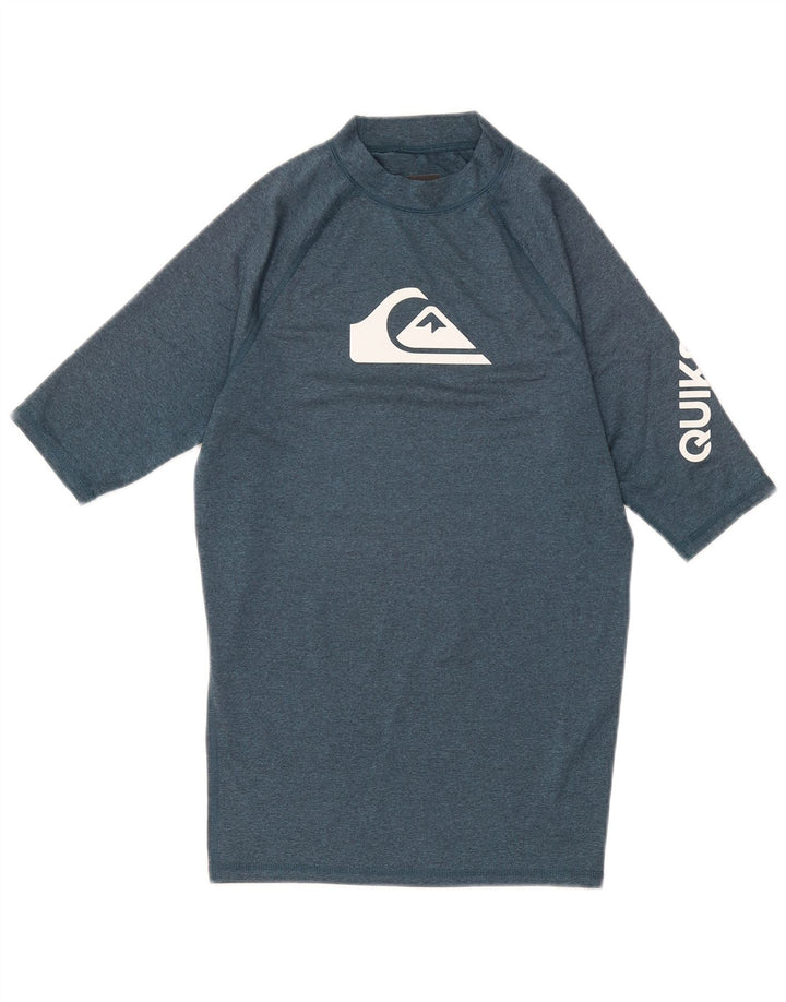 Ανδρικό γραφικό μπλουζάκι Quiksilver Top Small Blue