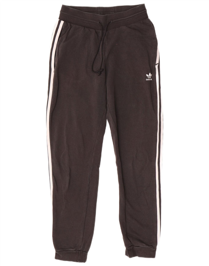 Γυναικεία αθλητική φόρμα ADIDAS Παντελόνι Joggers UK 10 Small Black Polyester